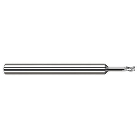 Harvey Tool 0.0390 in. 1 mm dia. x 0.0590 in. x 0.2030 in. 13/64 Reach Carbide Square End Mill, 4 Flutes 861639